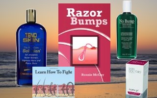 Products designed for the control and management of Ingrowing hair