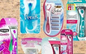 A range of Wet Shaving Razors for Women